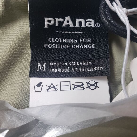 Prana Bikini Set Willow Falls Top & Gemma Bottom Medium Reversible Waves Print - Picture 2 of 16